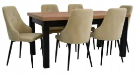 stol-z-krzeslami-6x-krzeslo-ik-09-bezowe-welurowe-stol-s-7-90x160-210cm