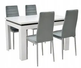 stol-rozkladany-80x120-160cm-i-4-krzesla-tapicerowane-szary-welur