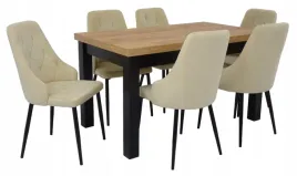 stol-z-krzeslami-6x-krzeslo-ik-09-bezowe-welurowe-stol-s-7-80x140-180cm