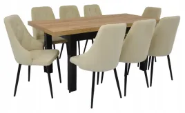 stol-z-krzeslami-8x-krzeslo-ik-09-bezowe-welurowe-stol-s-7-80x140-180cm