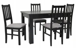 stol-rozkladany-80x120-160-4-krzesla-drewniane-z-tapicerowanym-siedziskiem
