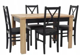 stol-rozkladany-80x120-160cm-i-4-krzesla-drewniane-tapicerowane-siedzisko