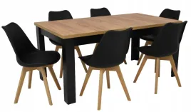 stol-rozkladany-90x160-200cm-craft-i-6-krzesel-skandynawskich