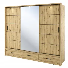 szafa-przesuwna-trzydrzwiowa-250-x-215-x-63-cm-3-opcje-kolorystyczne
