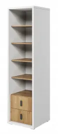 regal-55cmx200cmx55-cm-polki-szuflady-bialy-hikora-naturalna