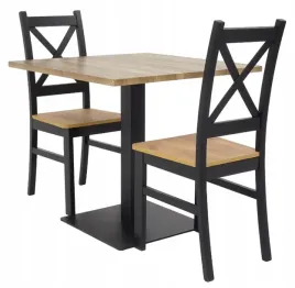 stol-80x80cm-metalowa-podstawa-2x-krzeslo-drewniane-restauracja-kwiarnia