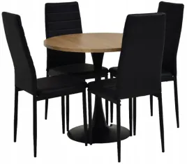 stol-okragly-80x80cm-metalowa-podstawa-4x-krzeslo-ekoskora