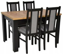stol-rozkladany-80x120-160cm-4x-krzeslo-drewniane-b-14-opcje-kolorystyczne