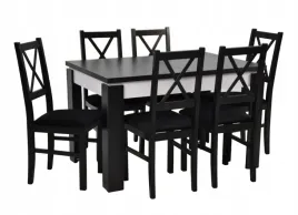 stol-rozkladany-80x120-160cm-6-krzesel-drewniane-tapicerowane-siedzisko