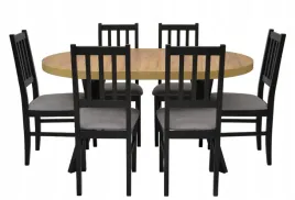 stol-okraly-90x90-140cm-6x-krzeslo-drewniane-z-tapicerowanym-siedziskiem