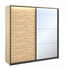 szafa-przesuwna-dwudrzwiowa-loft-dab-artisan-czarny-220-cm