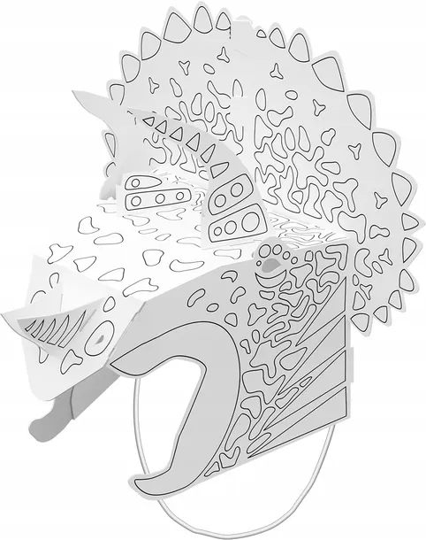 maska-dino-triceratops-stan-opakowania-oryginalne