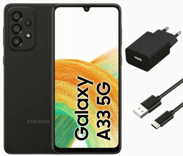 Samsung Galaxy A33 6/128GB 5G | A336/DSN | Czarny | Stan: Bardzo dobry