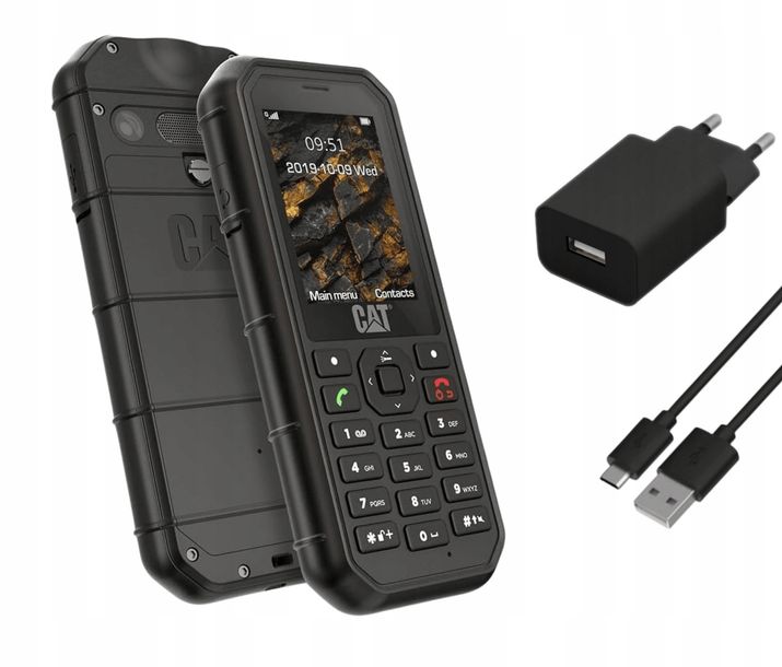 CAT B26 Dual SIM | Czarny | A | Pancerny