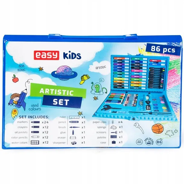 zestaw-artystyczny-208-elementow-easy-stan-nowy-waga-z-opakowaniem-0-15-kg