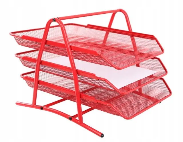 polka-na-akta-czerwona-material-metal