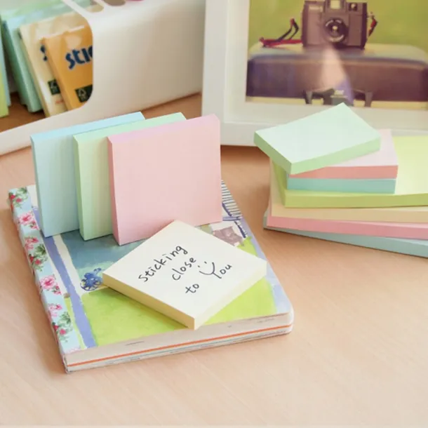 notes-samoprzylepny-zielony-pastelowy-stan-opakowania-oryginalne
