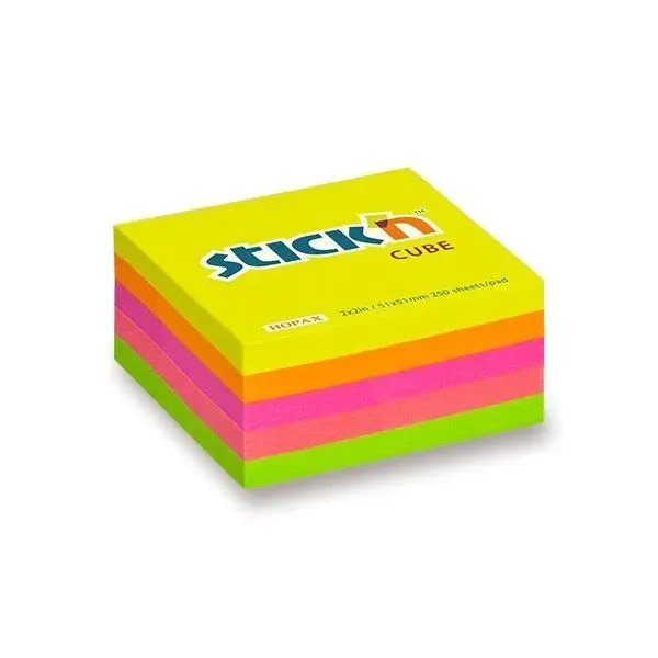 notes-kostka-mix-5-kolorow-neonowe-stan-opakowania-oryginalne
