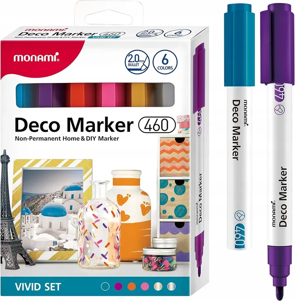 markery-akrylowe-deco-marker-6kol-vivid-monami-stan-nowy-liczba-sztuk-6-szt