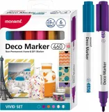 markery-akrylowe-deco-marker-6kol-vivid-monami-stan-nowy-liczba-sztuk-6-szt