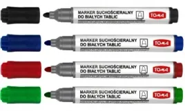 markery-suchoscieralne-do-bialej-tablicy-4-kolory-gabka-magnetyczna-toma