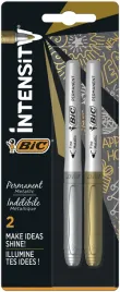 markery-bic-pernamentne-intensity-srebrny-i-zloty-blistr
