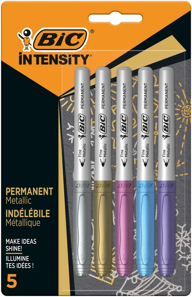 marker-marking-metallic-ink-5-kolorow-bic-stan-nowy-rodzaj-permanentny