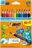 kredki-olowkowe-evolution-triangle-ecolutions-bic-kids-10-2-kolory-stan-nowy-rodzaj-kredki-olowkowe