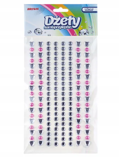 dzety-samoprzylepne-152szt-kolor-rozowy