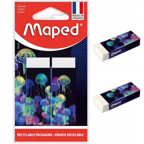 gumka-deepsea-2szt-maped-kolor-bialy