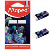 gumka-deepsea-2szt-maped-kolor-bialy