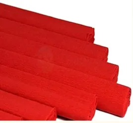 bibula-marszczona-happy-color-czerwona-krepa