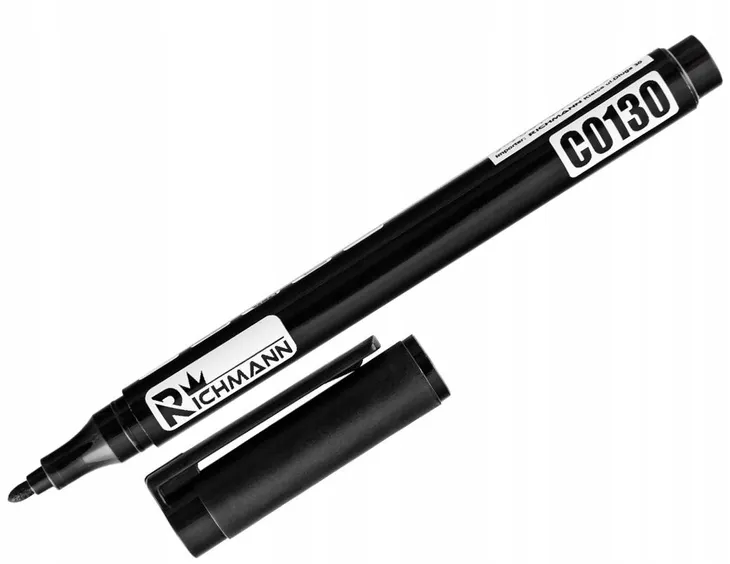 marker-permanentny-czarny-richmann-1-mm-cienki-waga-z-opakowaniem-0-2-kg