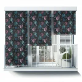 roleta-zewnetrzna-z-nadrukiem-dekoracyjnym-kwiaty-na-ciemnym-tle-100x180-cm