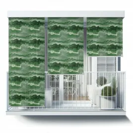roleta-zewnetrzna-na-balkon-taras-zielony-wzor-przypominajacy-marmur-50x180