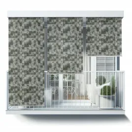 przeciwsloneczna-roleta-zewnetrzna-rosliny-w-kratkowanym-wzorze-60x180-cm