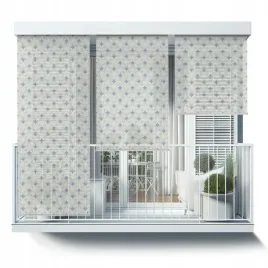 ozdobna-foto-roleta-zewnetrzna-na-balkon-80x290-wzor-geometryczny-w-kolka