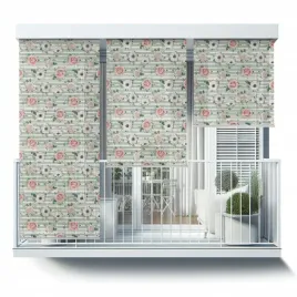 roleta-balkonowa-z-ochrona-przeciwsloneczna-100x290-kwiaty-na-paskach-tla