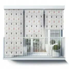 roleta-balkonowa-z-ochrona-przeciwsloneczna-100x290-jelenie-na-bialym-tle