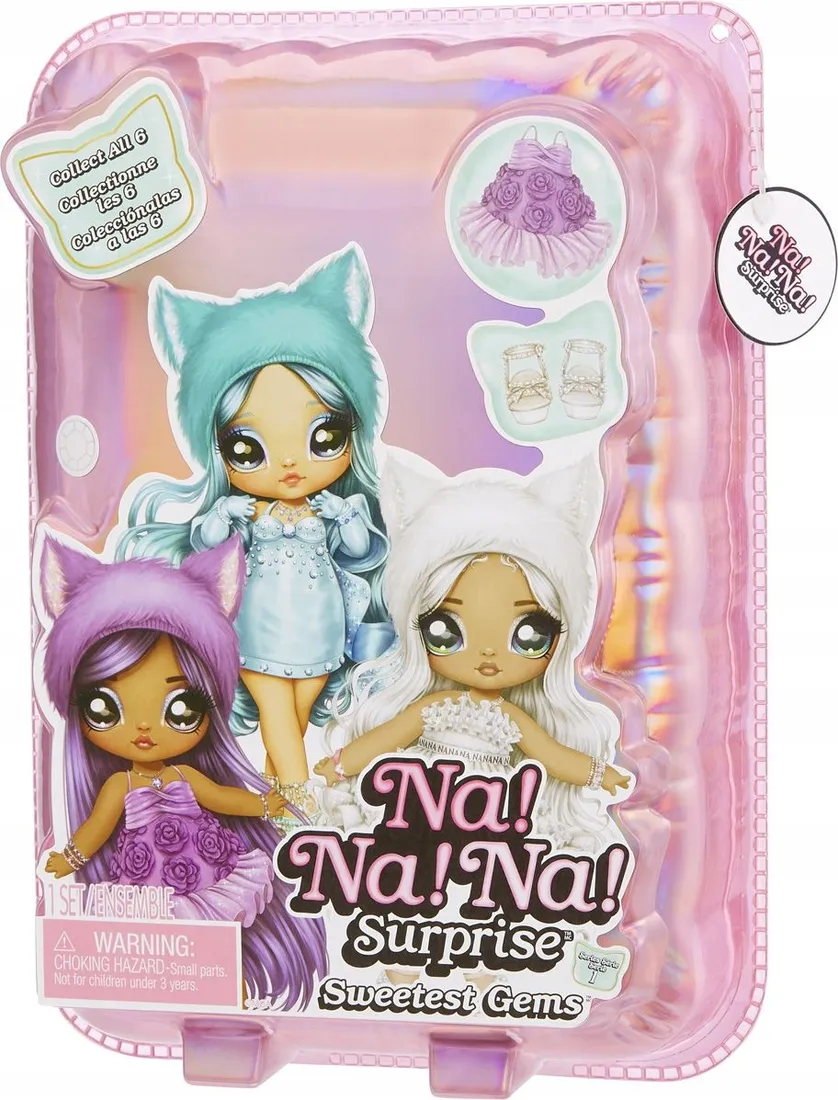 NaNaNa Surprise Sweetest Gems Lalka April Sparkles Diament