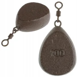 ciezarek-karpiowy-100-g-plaska-gruszka-z-kretlikiem-do-wywozki-brazowy