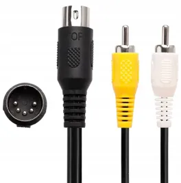 kabel-przewod-audio-video-2xrca-mono-chinch-do-sega-genesis-1-180cm