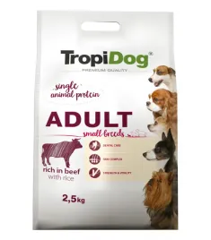 tropidog-premium-adult-small-beef-25kg