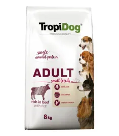 tropidog-premium-adult-small-beef-8kg