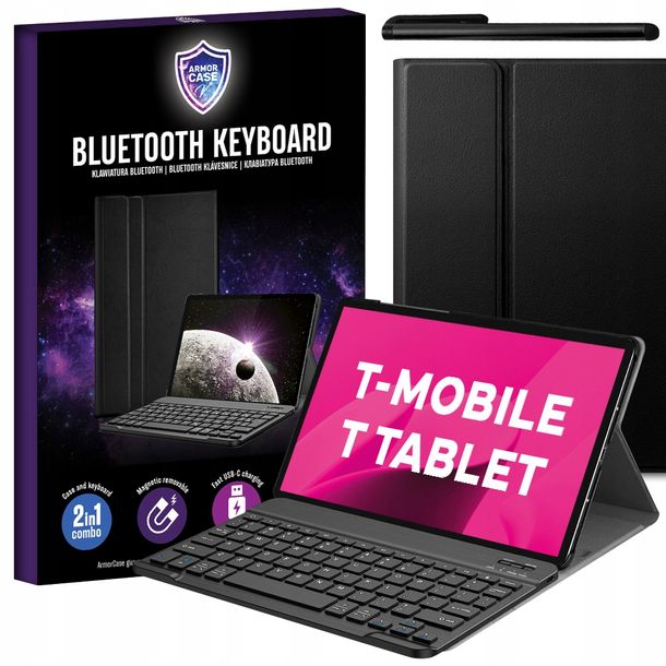 Bezprzewodowa klawiatura z etui do T-Mobile T Tablet TAB 5G 10.36