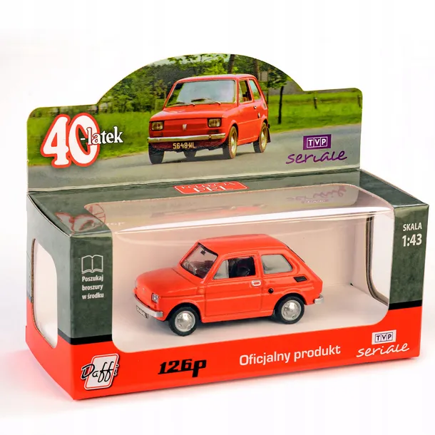 fiat-126p-czterdziestolatek-czerwony-stan-nowy-waga-z-opakowaniem-0-3-kg