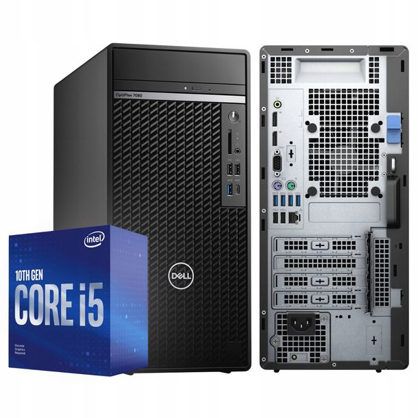 Komputer stacjonarny Dell Optiplex 7080 Tower I5 10GEN 512GB SSD/32 Win11