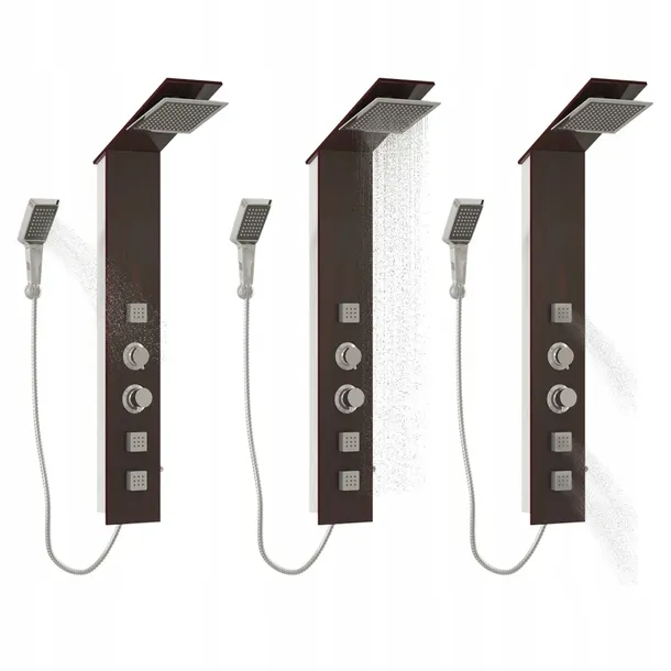panel-prysznicowy-szklany-brazowy-stan-nowy-waga-z-opakowaniem-10-03-kg