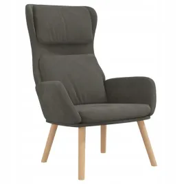 fotel-ciemnoszary-obity-aksamitem