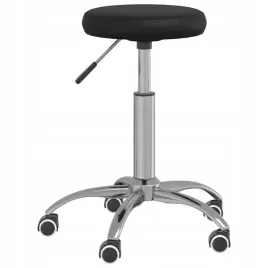 obrotowe-krzeslo-biurowe-czarne-obite-sztuczna